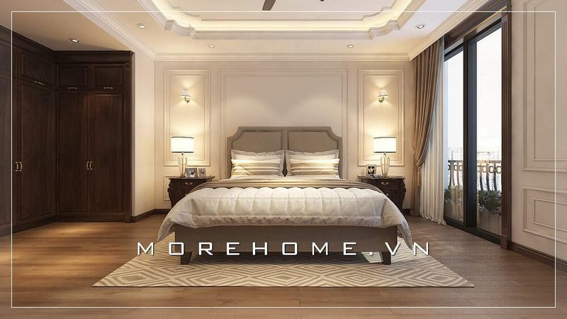 #19 Mẫu thiết kế căn hộ đẹp với giường phòng ngủ da đẹp